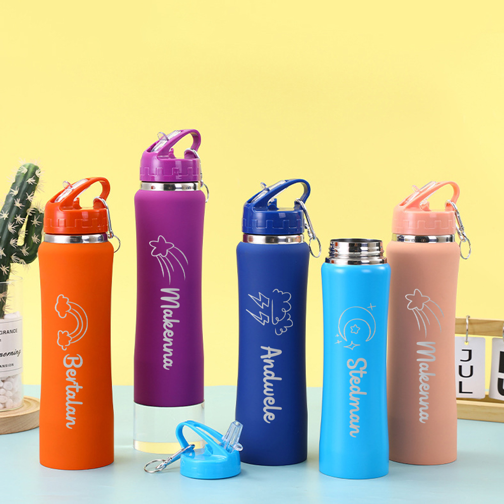 Stainless Steel Straw - 1 Stück Personalisierte Edelstahl-Wasserflasche Lehrergeschenk Edelstahl