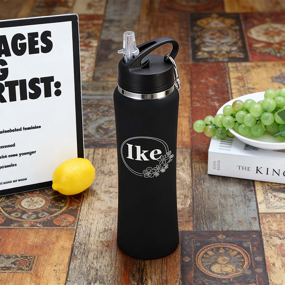 Stainless Steel Straw - 1 Stück Personalisierte Edelstahl-Wasserflasche Geschenk für