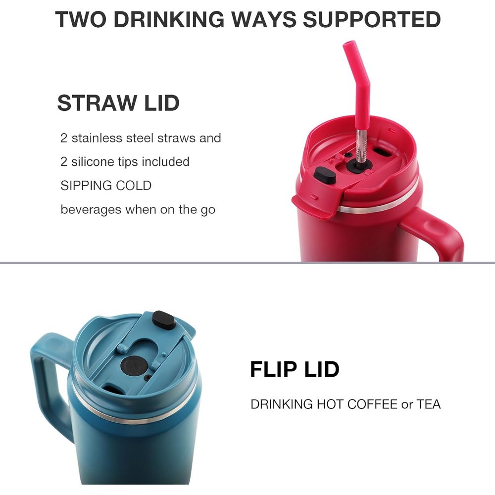 40 oz Isolierter Reisebecher m – Stainless Steel Straw Bewertung und Preis
