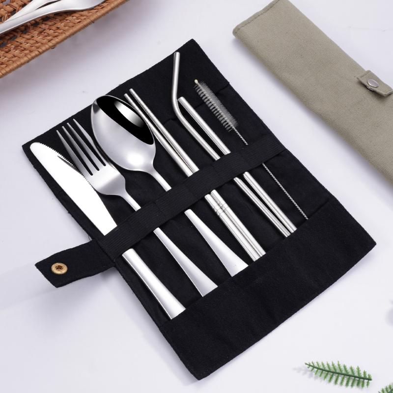 8-teiliges Reise-Besteckset au – Stainless Steel Straw Bewertung und Preis